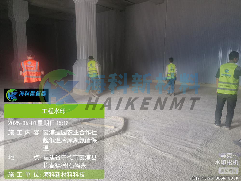 福建霞浦海产品速冻储存超低温库聚氨酯保温